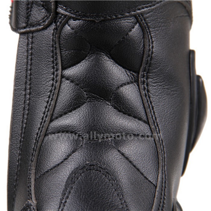 131 Motorcycle Boots Wear-Resistant Microfiber Leather Racing Motocross Mid-Calf Shoes@6